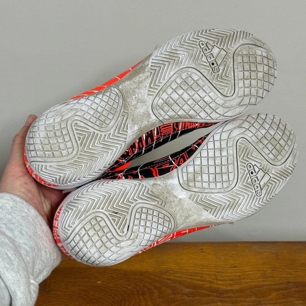 Adidas X Speedflow Messi.4 Indoor Soccer Shoes White Red Mens 6‎ Womens 7.5